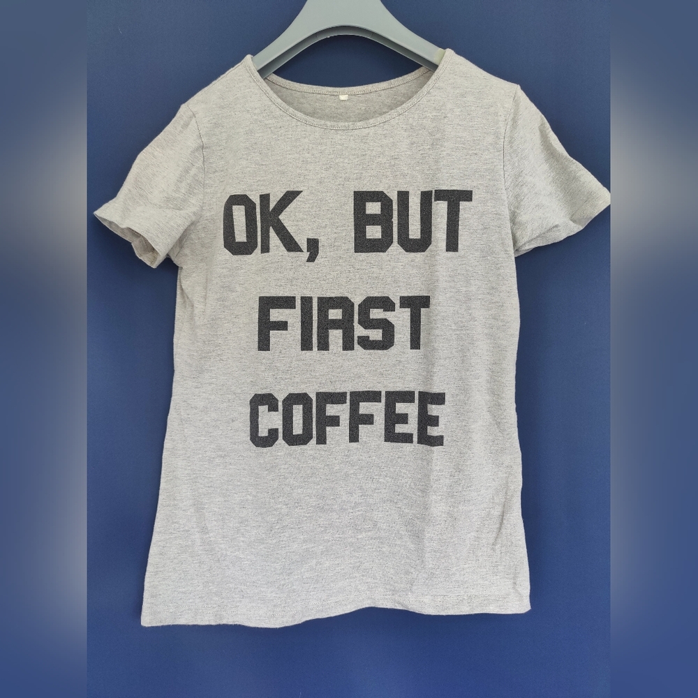 Coffee Slogan T-shirt